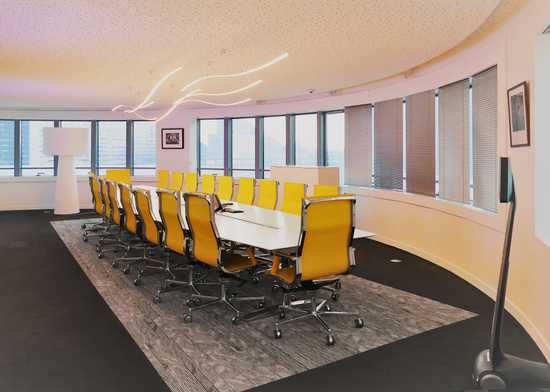 Interior design of an advertising agency