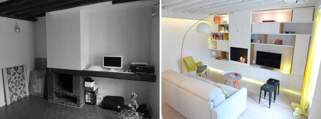 Architecture d’intérieur dans un appartement deux pièces à Montpellier.