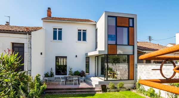 Extension d'une maison de ville réalisée par un architecte à Montpellier