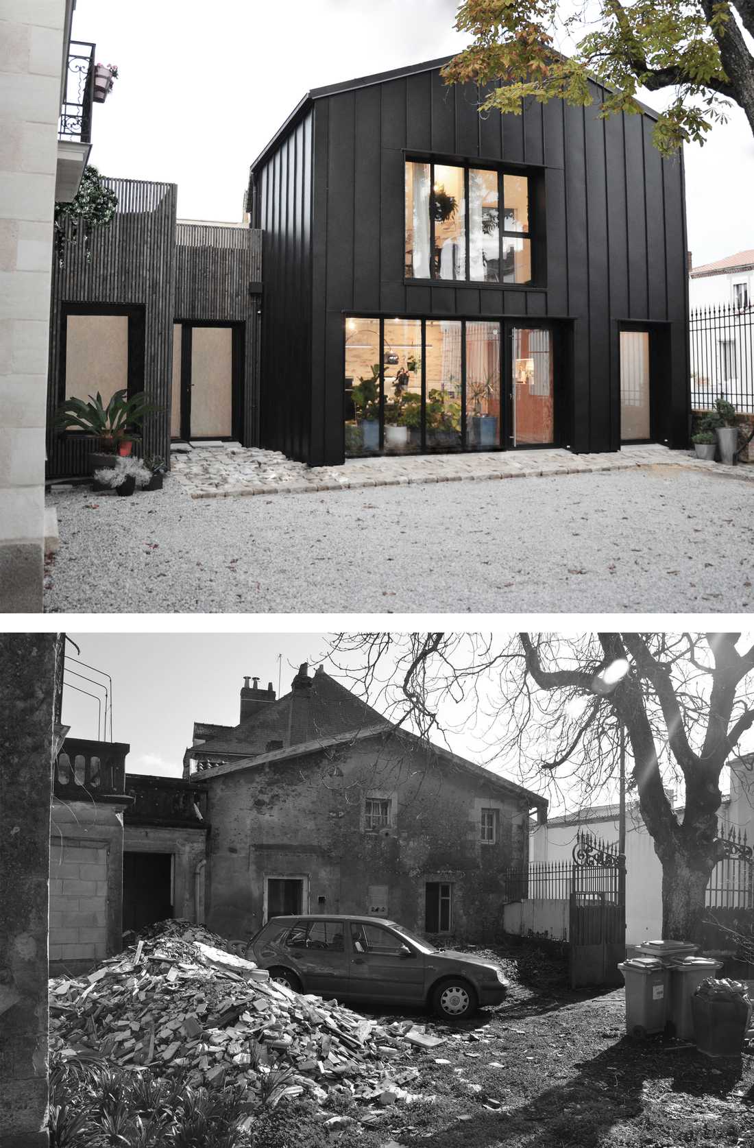 Energy renovation as part of the complete renovation of a house by an architect in Hérault