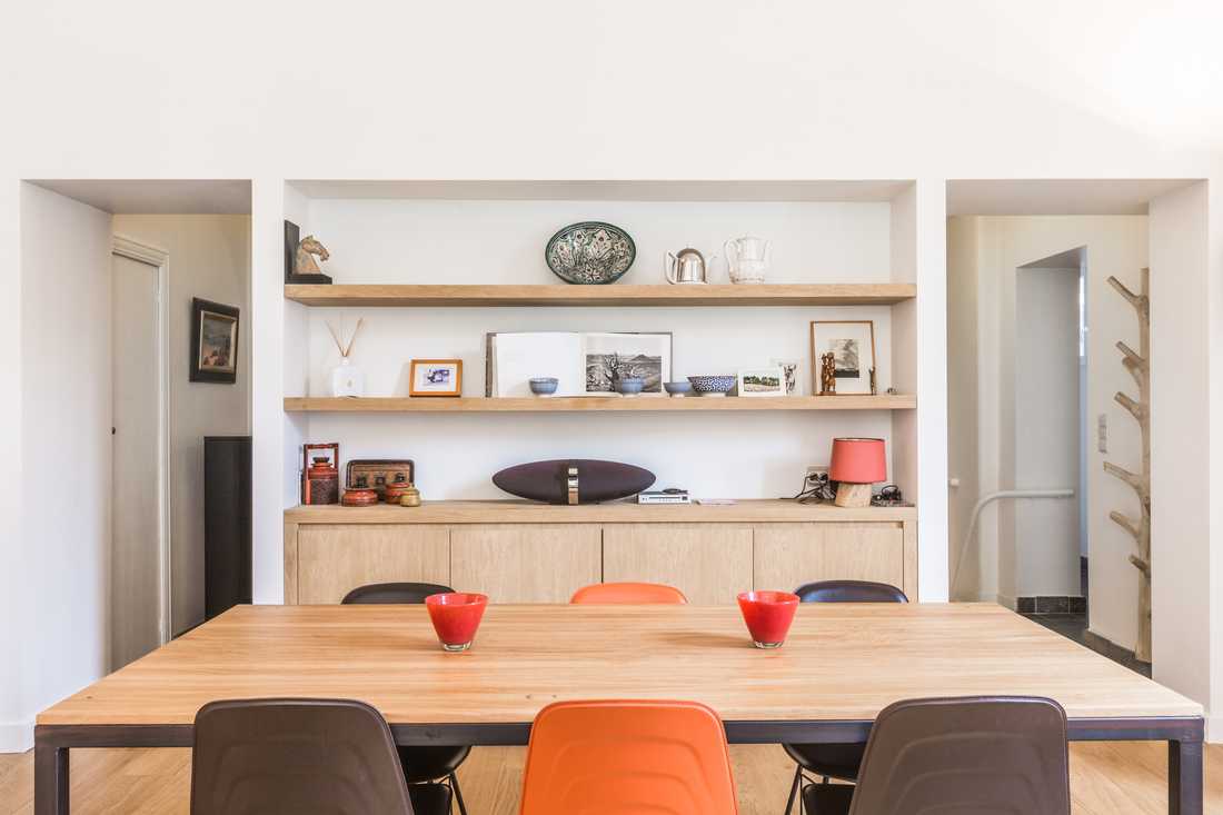 Salle à manger aménagée par un architecte d'intérieur à Montpellier