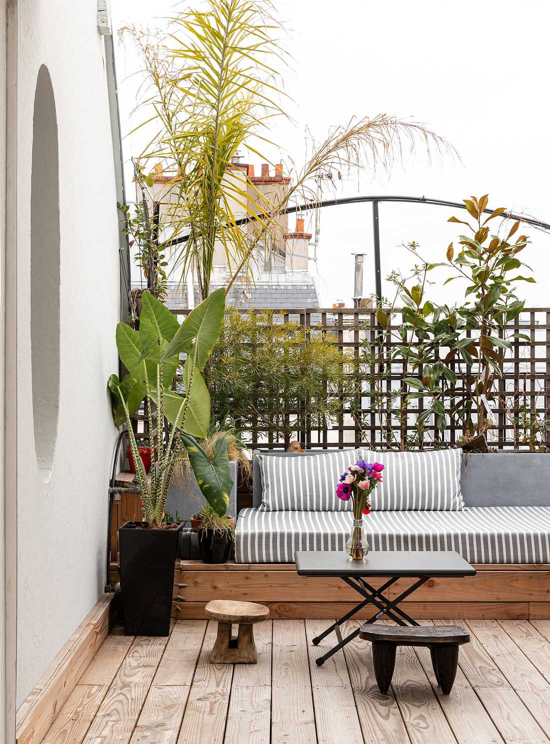 Terrasse de l'appartement à Montpellier