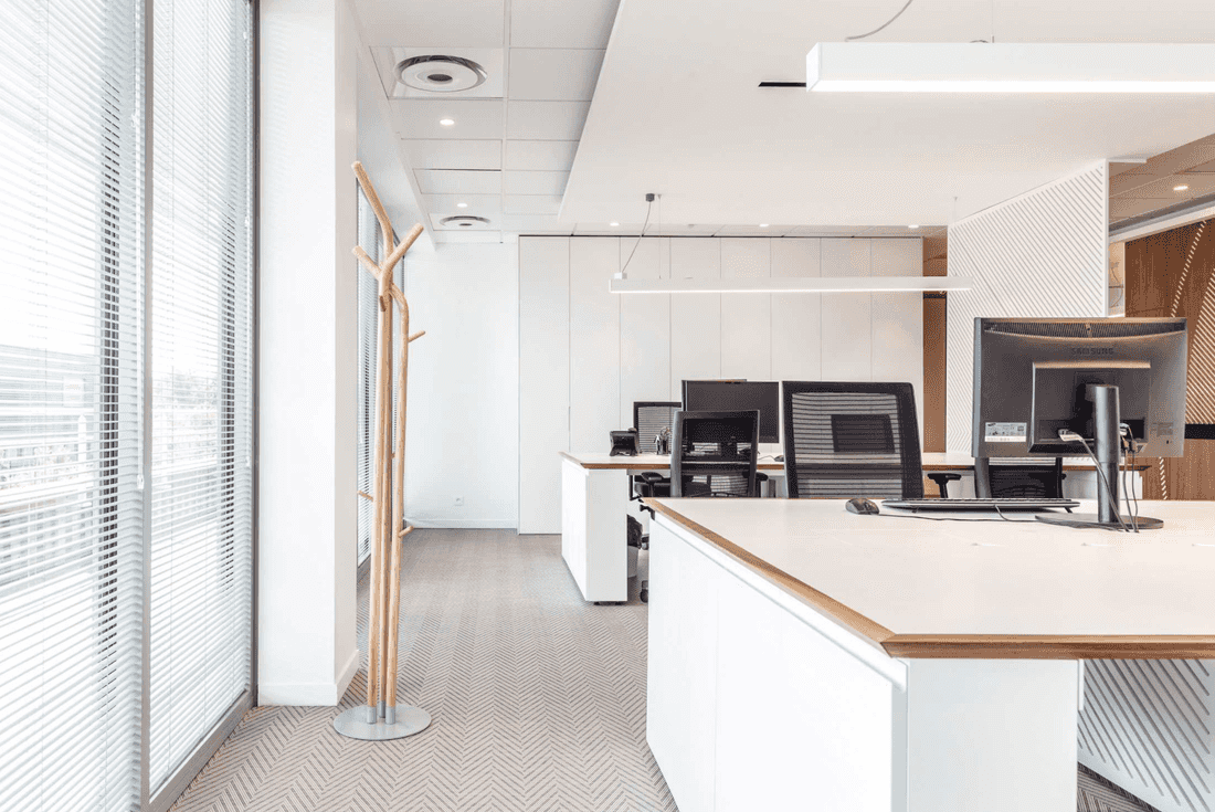 Aménagement interieur des bureaux d'une entreprise par un architecte d'intérieur à Montpellier