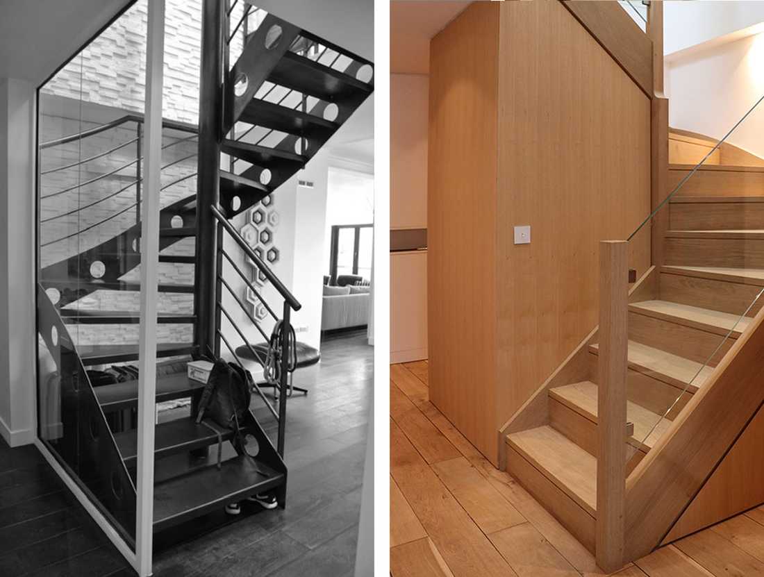 Remplacement d'un escalier interieur par un architecte à Montpellier
