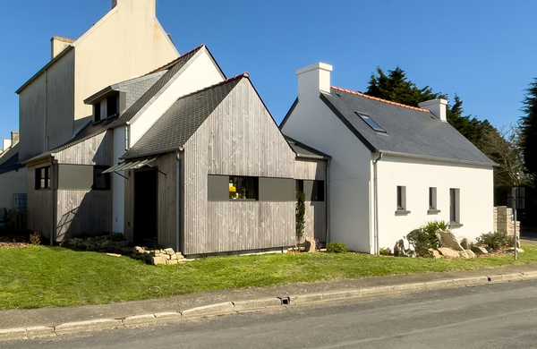 Rénovation d'un ensemble de trois bâtiments en pierre par un architecte dans l'Hérault