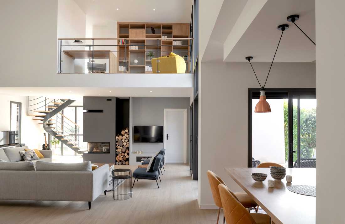 Rénovation d'une maison familiale de 160m² - la pièce à vivre