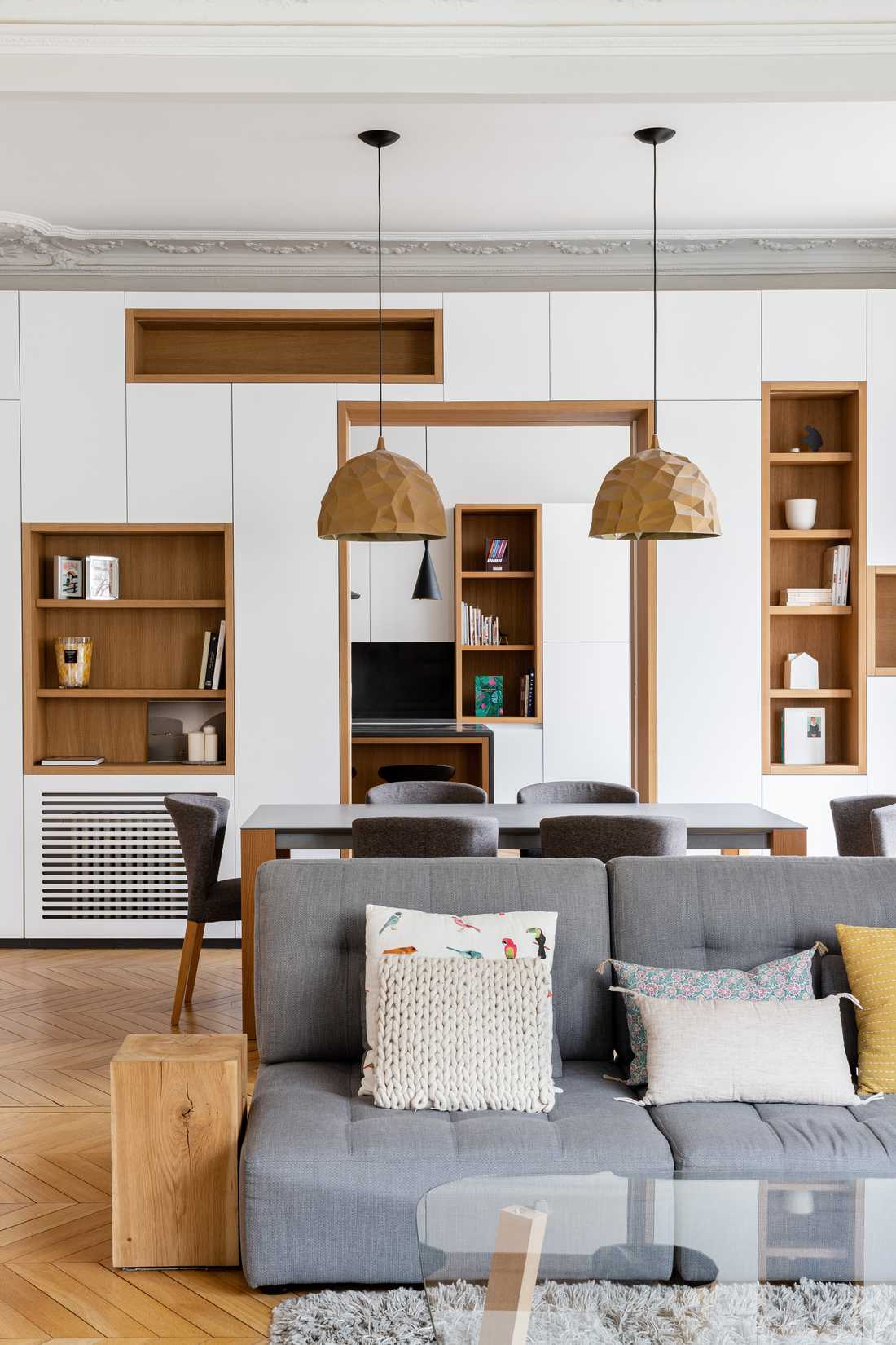 Modernisation d'un appartement haussmannien par un architecte d'intérieur à Montpellier