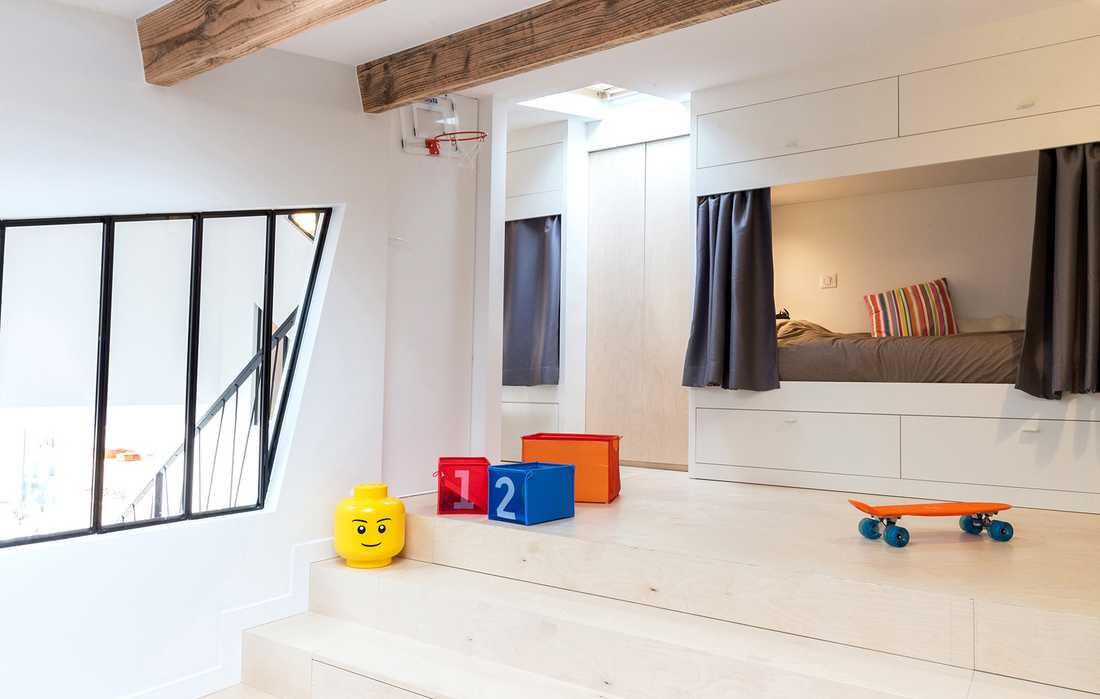 Chambre d'enfant dans un loft à Montpellier