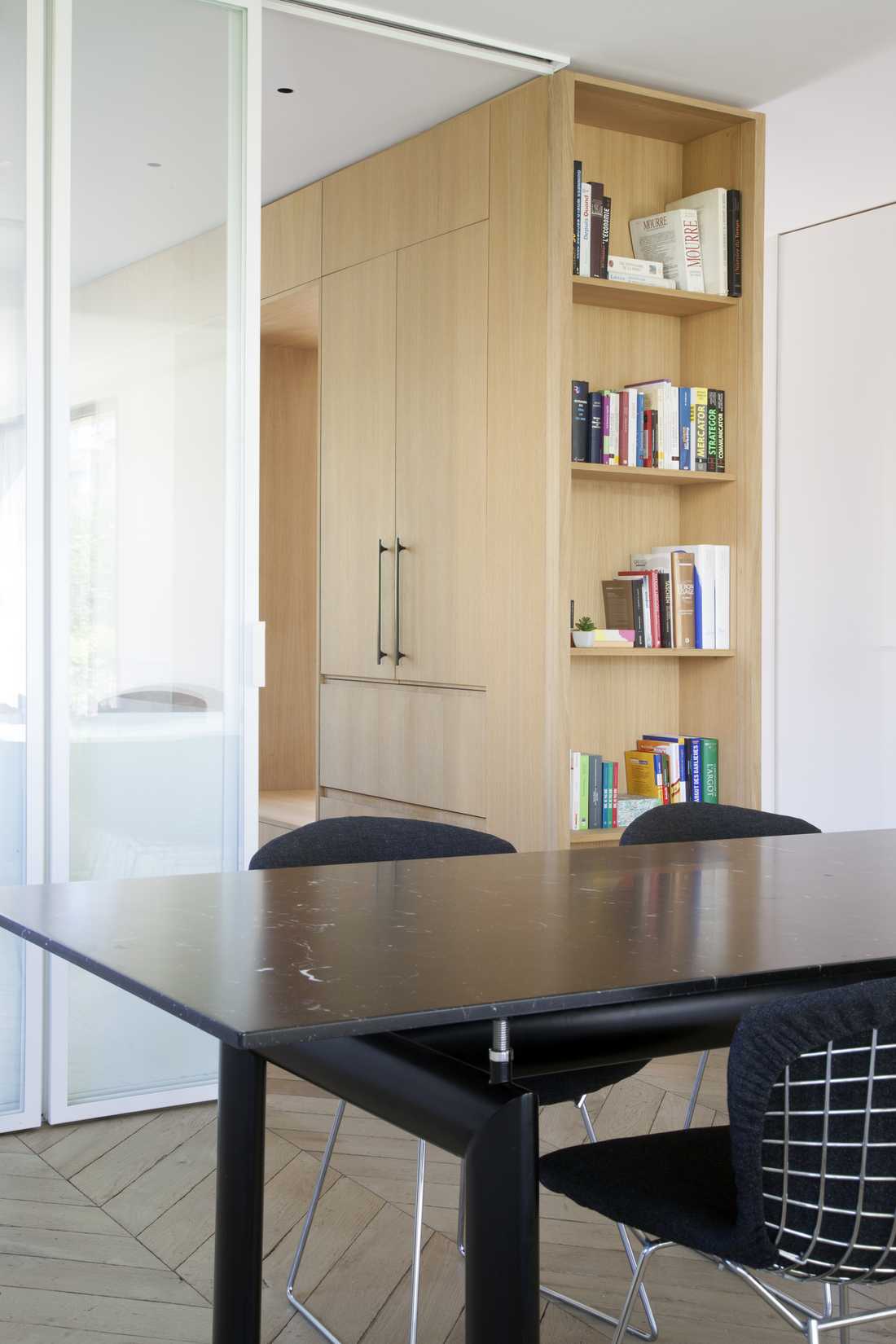 Salle à manger rénovée par un architecte d'intérieur à Montpellier