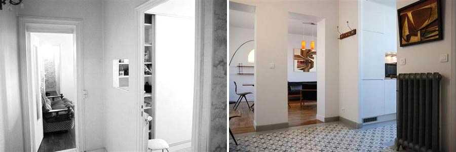 Architecture d'intérieur dans un appartement dans l'Hérault