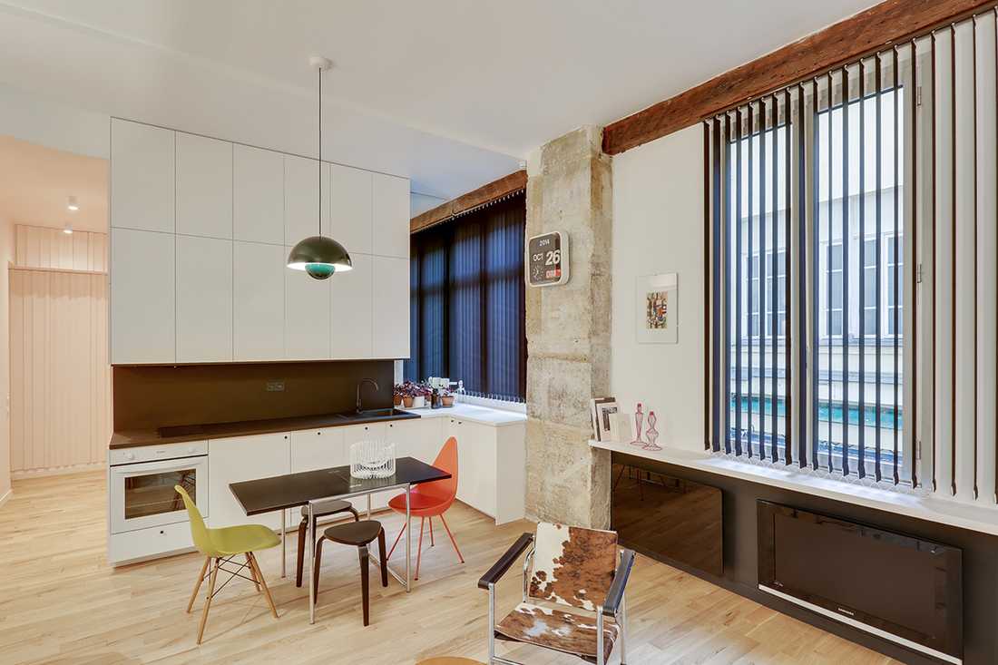 cuisine-ouverte-amenage-architecte-interieur à Montpellier