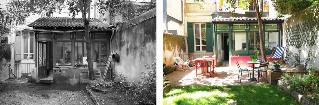Rénovation du jardin d'une maison à Montpellier