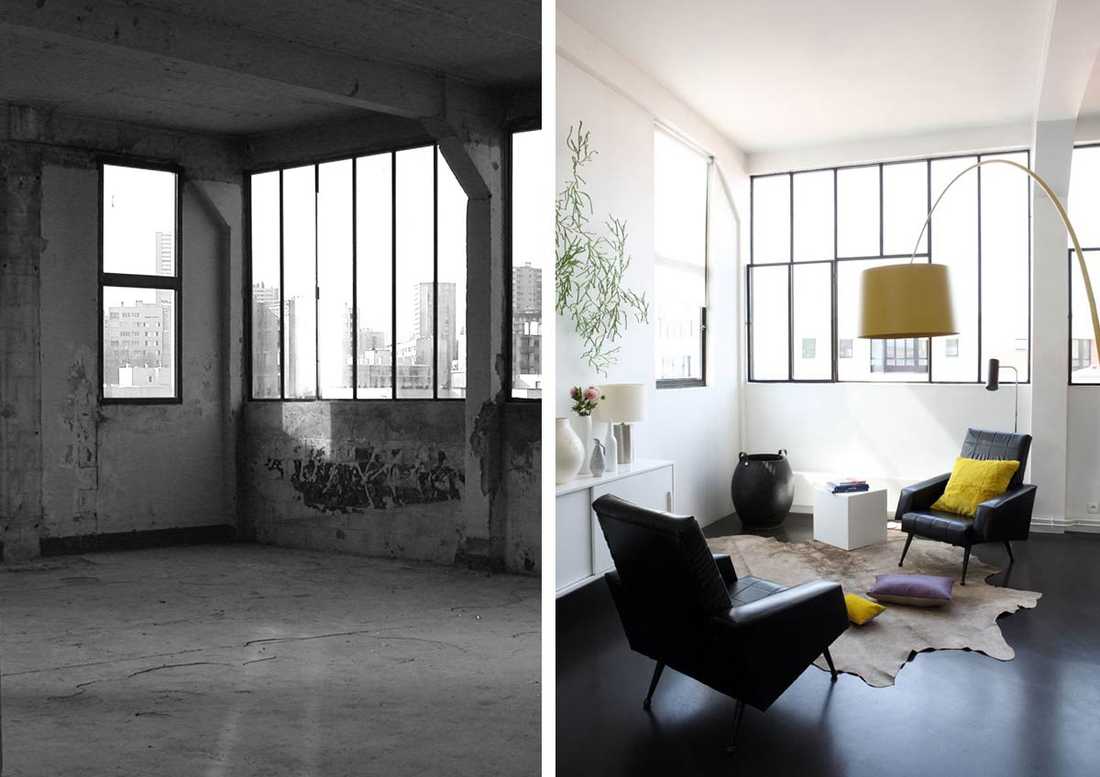 Transformation d’un loft en bureau