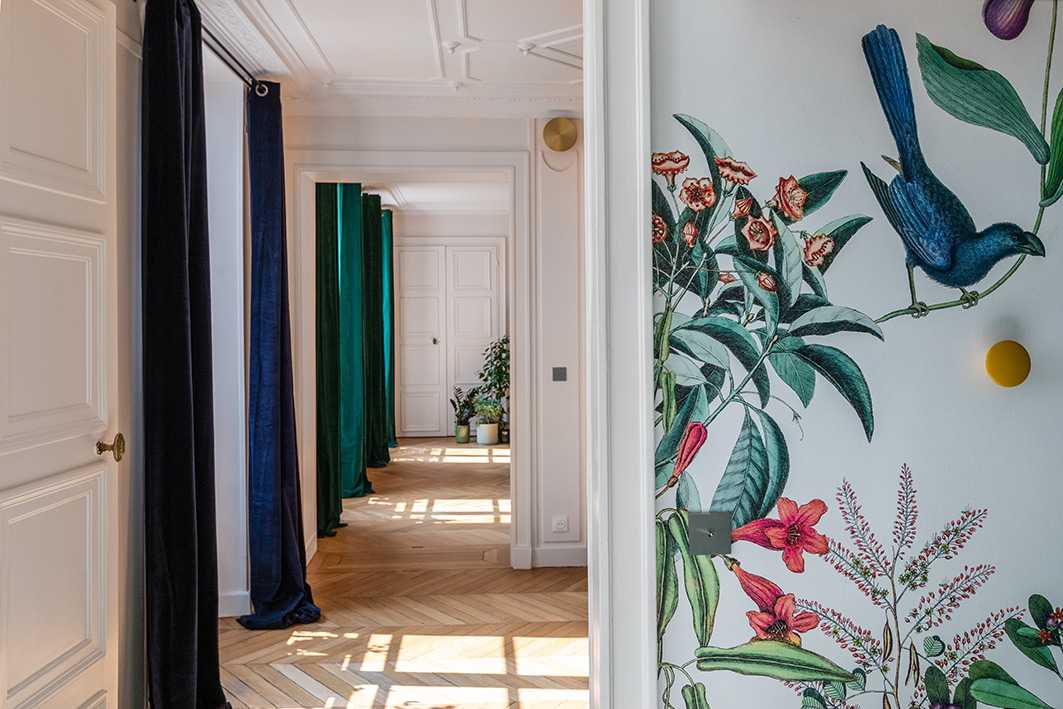 Interior decoration of a Haussmann apartment