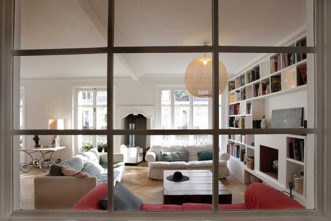 Rénovation d'un appartement haussmannien par architecte d'interieur à Montpellier