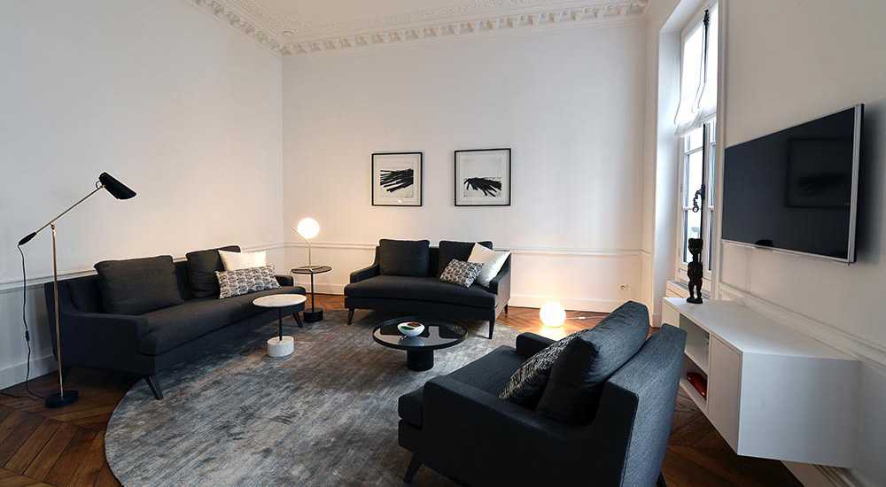 Décoration d'intérieur d'un appartement haussmannien de 5 pièces et 110m2