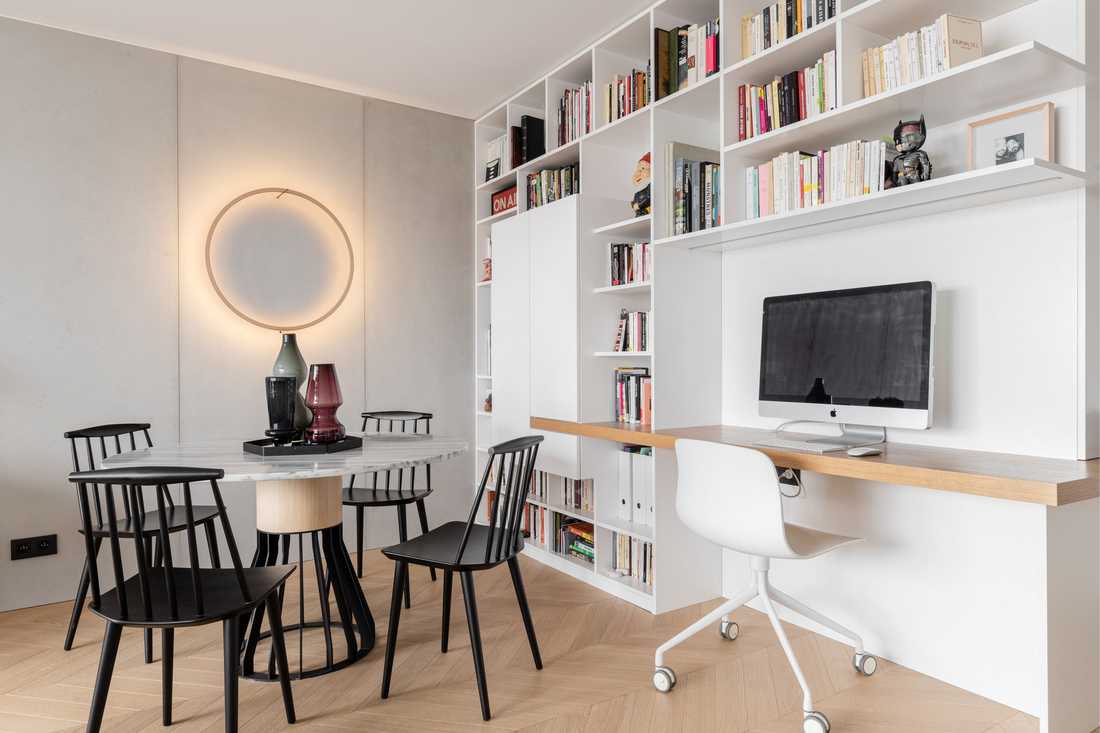 Aménagement intérieur d'un appartement de 47m²