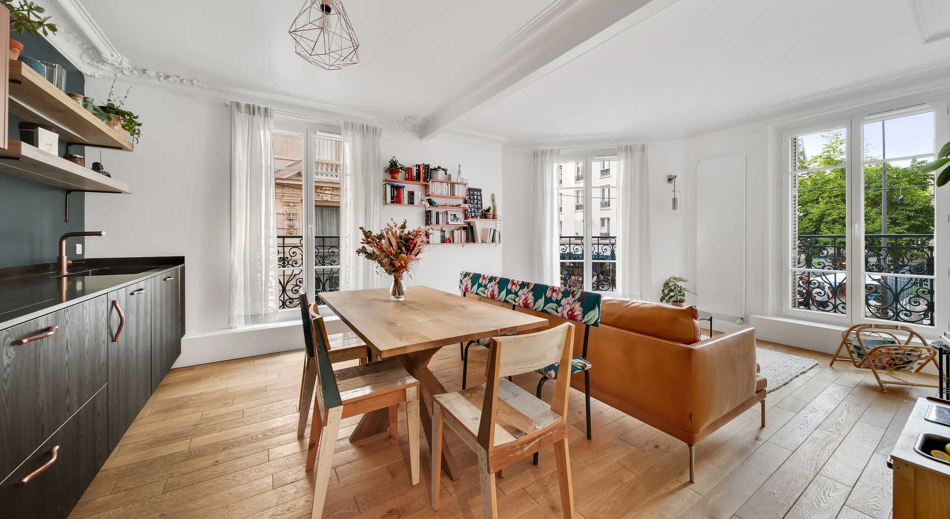 Interior makeover of an apartment by an interior designer in Montpellier