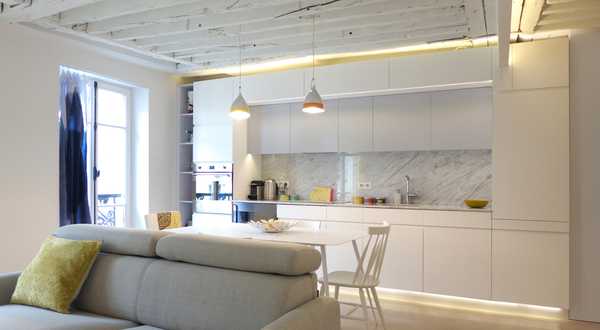 Avant - Après de l'optimisation de l'espace d'un appartement à Montpellier par un architecte d'intérieur
